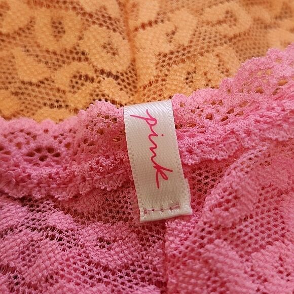 VICTORIA'S SECRET PINK Cheekster Lace Panty 4-Piece Bundle XL - Picture 5 of 7